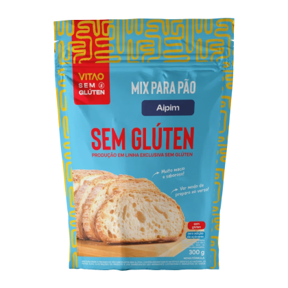 Mix Pão Aipim sem Glúten Vitao - 300g Mix Pão Aipim sem Glúten Vitao - 300g