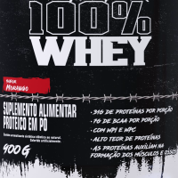 Monster 100% Whey Probiótica Morango - 900g Monster 100% Whey Probiótica Morango - 900g