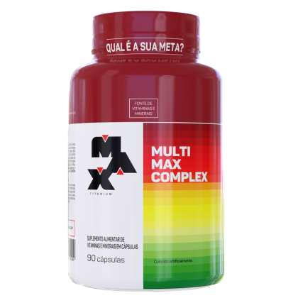 Multimax Complex Max Titanium - 90 cápsulas Multimax Complex Max Titanium - 90 cápsulas