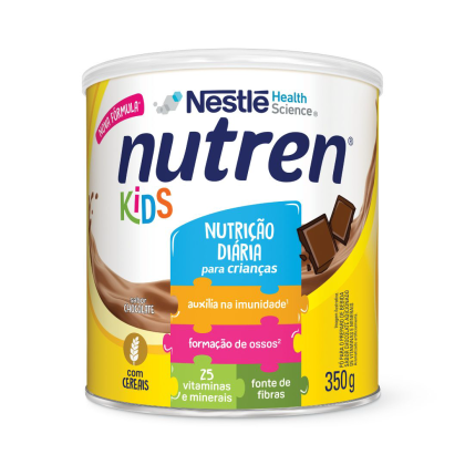 Nutren Kids Complemento Alimentar Chocolate Nestlé - 350g Nutren Kids Complemento Alimentar Chocolate Nestlé - 350g