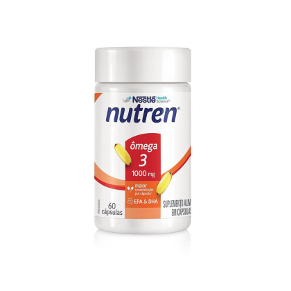Nutren Ômega 3 1000mg Nestlé - 60 cápsulas Nutren Ômega 3 1000mg Nestlé - 60 cápsulas