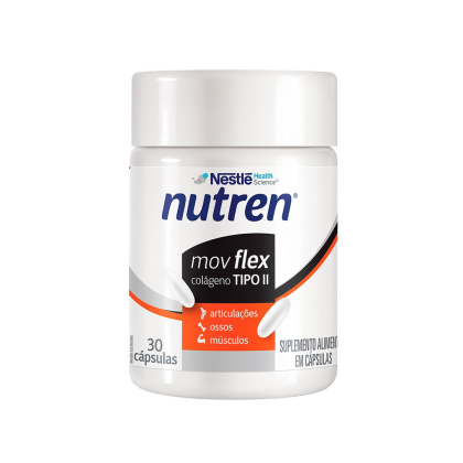 Nutren Movflex Suplemento Alimentar para Mobilidade Nestlé - 30 cápsulas Nutren Movflex Suplemento Alimentar para Mobilidade Nestlé - 30 cápsulas