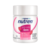 Nutren Pré Ciclo Suplemento Alimentar Feminino TPM Nestlé - 10 cápsulas Nutren Pré Ciclo Suplemento Alimentar Feminino TPM Nestlé - 10 cápsulas