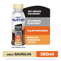Nutren Protein 15g de Proteínas Sabor Baunilha Nestlé - 260ml Nutren Protein 15g de Proteínas Sabor Baunilha Nestlé - 260ml
