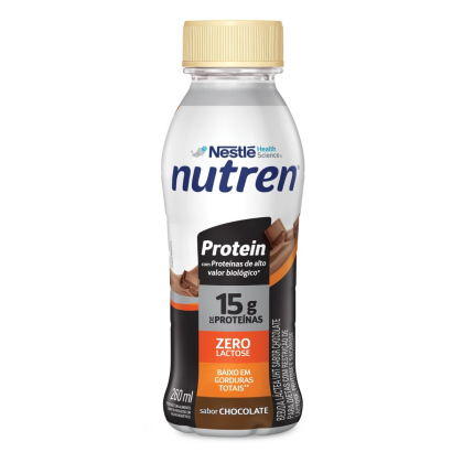 Nutren Protein 15g de Proteínas Sabor Chocolate Nestlé - 260ml Nutren Protein 15g de Proteínas Sabor Chocolate Nestlé - 260ml