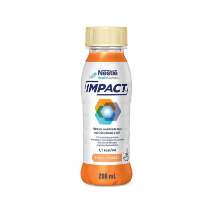 Nutrição Enteral e Oral Impact Pêssego Nestlé - 200ml Nutrição Enteral e Oral Impact Pêssego Nestlé - 200ml