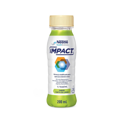 Nutrição Enteral e Oral Impact Torta de Limão Nestlé - 200ml Nutrição Enteral e Oral Impact Torta de Limão Nestlé - 200ml