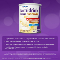 Nutridrink Protein Advanced Baunilha Danone - 600g Nutridrink Protein Advanced Baunilha Danone - 600g