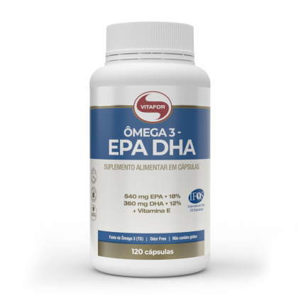 Omega 3 EPA DHA Vitafor - 120 cápsulas