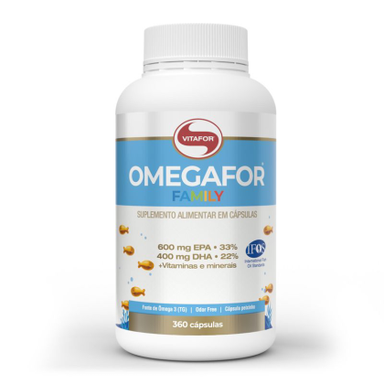 Omegafor Family Vitafor - 360 cápsulas Omegafor Family Vitafor - 360 cápsulas