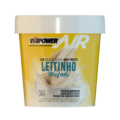 Pasta de Amendoim com Whey Protein Leitinho Trufado Vitapower - 280g Pasta de Amendoim com Whey Protein Leitinho Trufado Vitapower - 280g