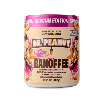 Pasta de amendoim Dr. Peanut Banoffee - 600g