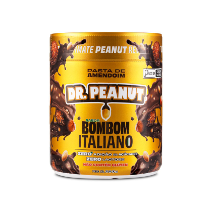 Pasta de amendoim Dr. Peanut Bombom Italiano - 250g Pasta de amendoim Dr. Peanut Bombom Italiano - 250g