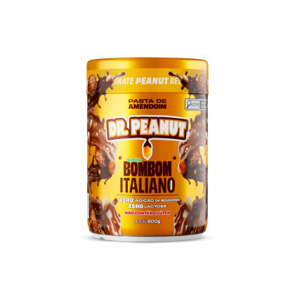 Pasta de amendoim Dr. Peanut Bombom Italiano - 600g Pasta de amendoim Dr. Peanut Bombom Italiano - 600g