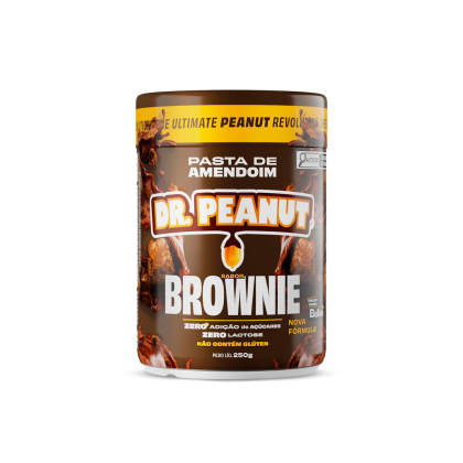 Pasta de amendoim Dr. Peanut Brownie - 600g