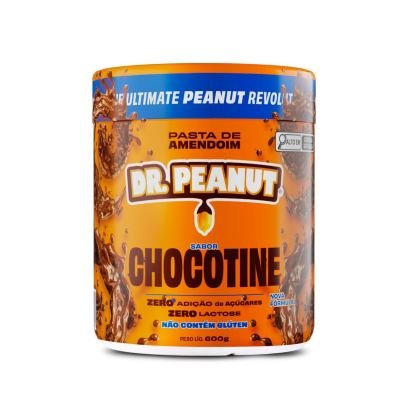Pasta de amendoim Dr. Peanut Chocotine - 600g Pasta de amendoim Dr. Peanut Chocotine - 600g