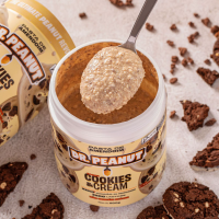 Pasta de amendoim Dr. Peanut Cookies & Cream - 600g
