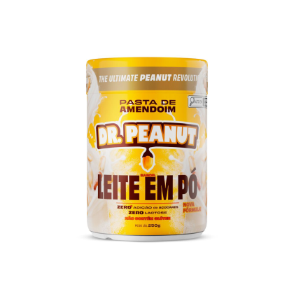 Pasta de amendoim Dr. Peanut Leite em Pó - 600g