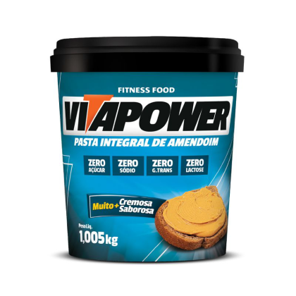 Pasta de Amendoim Integral Tradicional Vitapower - 1.005g