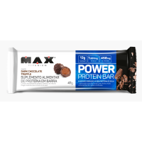 Power Protein Bar Max Titanium Dark Chocolate - 12 unidades de 41g cada Power Protein Bar Max Titanium Dark Chocolate - 12 unidades de 41g cada
