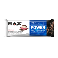 Power Protein Bar Max Titanium Napolitano - 8 unidades de 90g cada