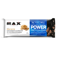 Power Protein Bar Max Titanium Peanut Butter - 12 unidades de 41g cada Power Protein Bar Max Titanium Peanut Butter - 12 unidades de 41g cada