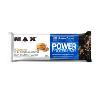 Power Protein Bar Max Titanium Peanut Butter - 8 unidades de 90g cada Power Protein Bar Max Titanium Peanut Butter - 8 unidades de 90g cada