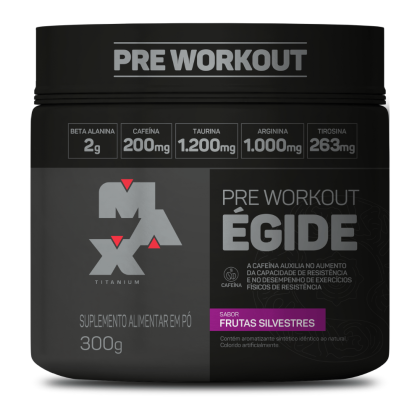 Pré Treino Égide Max Titanium Frutas Silvestres - 300g