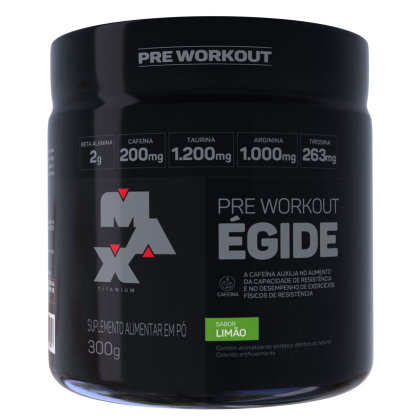 Pré Treino Égide Max Titanium Limão - 300g Pré Treino Égide Max Titanium Limão - 300g