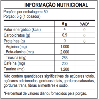 Pré Treino Égide Max Titanium Limão - 300g Pré Treino Égide Max Titanium Limão - 300g
