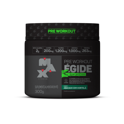 Pré Treino Égide Ramon Dino Series Max Titanium Abacaxi com Hortelã - 300g Pré Treino Égide Ramon Dino Series Max Titanium Abacaxi com Hortelã - 300g