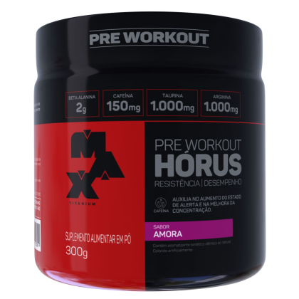 Pré Treino Horus Max Titanium Amora - 300g