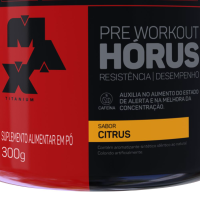 Pré Treino Horus Max Titanium Citrus - 300g Pré Treino Horus Max Titanium Citrus - 300g