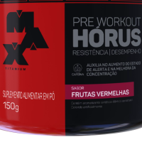 Pré Treino Horus Max Titanium Frutas Vermelhas - 150g Pré Treino Horus Max Titanium Frutas Vermelhas - 150g