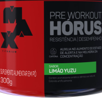 Pré Treino Horus Max Titanium Limão Yuzu - 300g