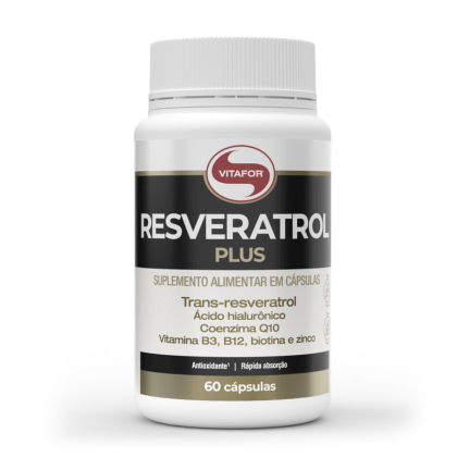 Resveratrol Plus Vitafor - 60 cápsulas Resveratrol Plus Vitafor - 60 cápsulas