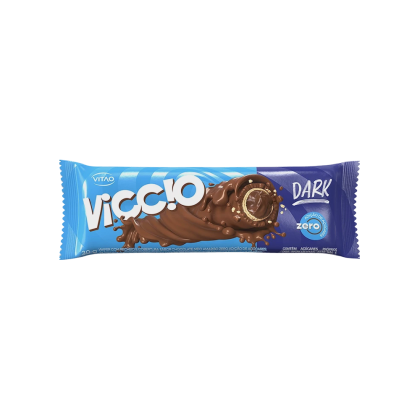 Rolinho Meio Amargo Zero açúcar Viccio Chocolate Vitao - 30g