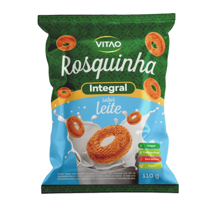 Rosquinhas Leite Integral Vitao - 110g Rosquinhas Leite Integral Vitao - 110g