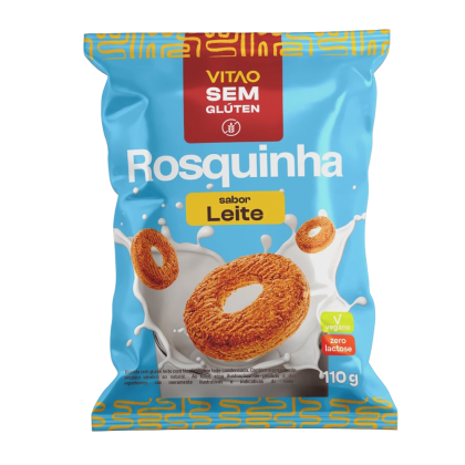 Rosquinhas Leite sem Glúten Vitao - 110g Rosquinhas Leite sem Glúten Vitao - 110g