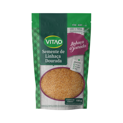 Semente de Linhaça Dourada Vitao - 150g Semente de Linhaça Dourada Vitao - 150g