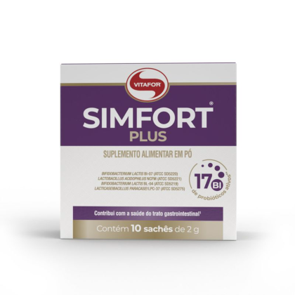 Simfort Plus Vitafor - 10 sachês 2g Simfort Plus Vitafor - 10 sachês 2g