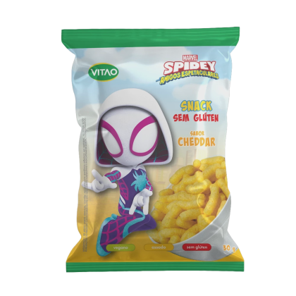 Snack Cheddar sem Glúten Disney Vitao - 30g Snack Cheddar sem Glúten Disney Vitao - 30g