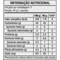 Snack Cheddar sem Glúten Kids Vitao - 40g Snack Cheddar sem Glúten Kids Vitao - 40g