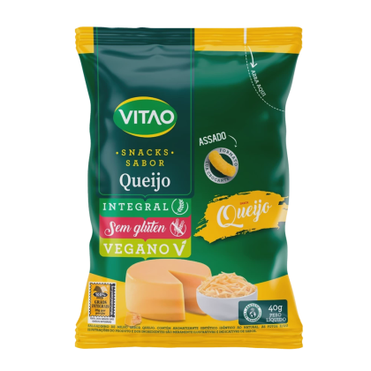 Snack Queijo sem Glúten Vitao - 40g Snack Queijo sem Glúten Vitao - 40g