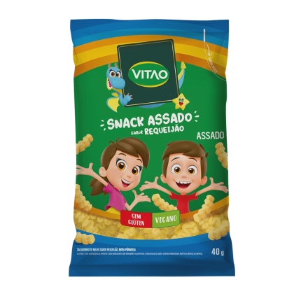 Snack Requeijão sem Glúten Kids Vitao - 40g