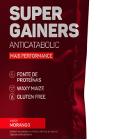 Super Gainers Refil Max Titanium Morango - 3kg