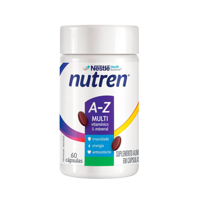 Suplemento Alimentar Nutren A-Z Multivitamínico Nestlé - 60 cápsulas