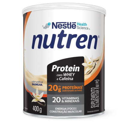 Suplemento Alimentar Nutren Protein Baunilha Nestlé - 400g
