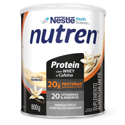 Suplemento Alimentar Nutren Protein Baunilha Nestlé - 800g