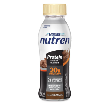 Suplemento Alimentar Nutren Protein Chocolate Nestlé - 260ml